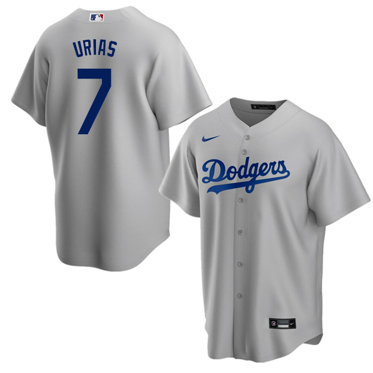 Nike Men #7 Julio Urias Los Angeles Dodgers Baseball Jerseys Sale-Alternate - Click Image to Close